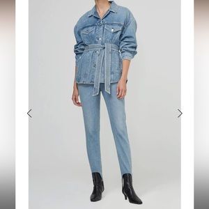 Citizens of Humanity Valerie High Rise Tapered Stirrup Jean In Caraway